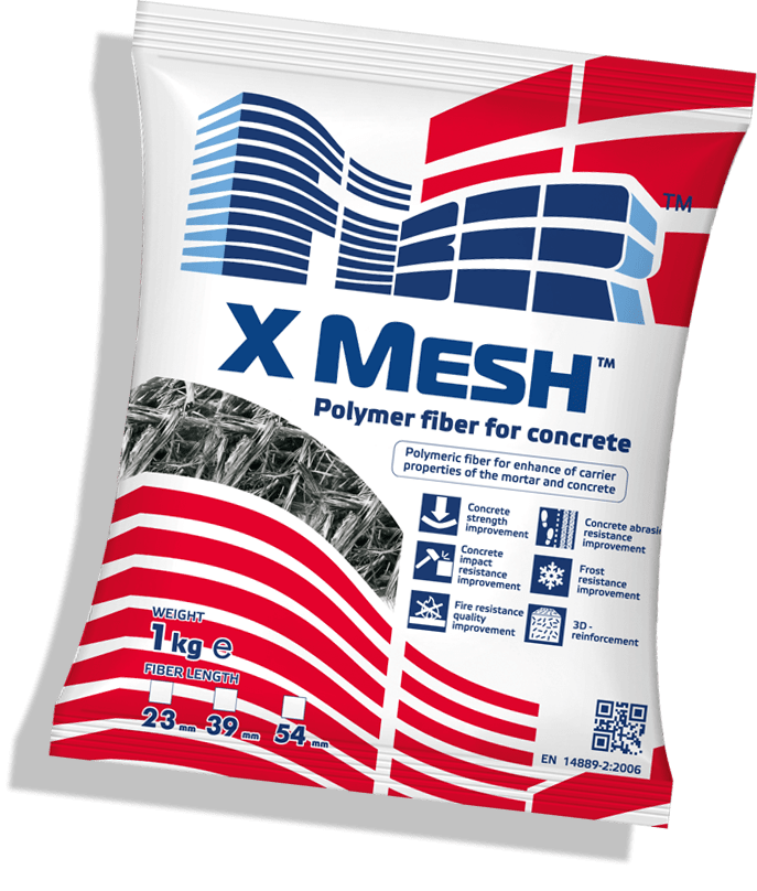 X Mesh. Polymer 3D concrete reinforcement
